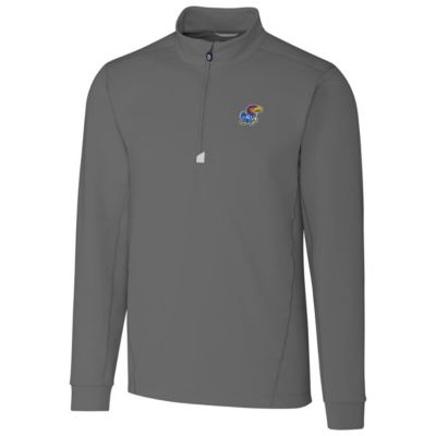 NCAA Kansas Jayhawks Collegiate Big & Tall Traverse Half-Zip Jacket