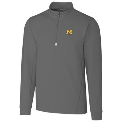 NCAA Michigan Wolverines Collegiate Big & Tall Traverse Half-Zip Jacket