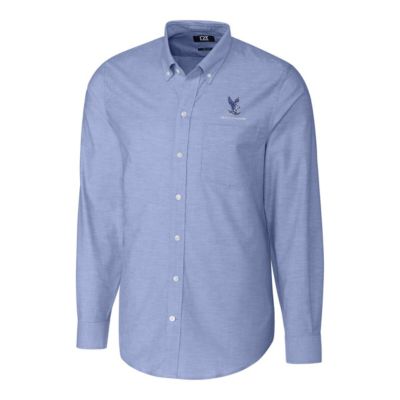 NCAA Air Force Falcons Stretch Oxford Big & Tall Long Sleeve Button-Down Shirt