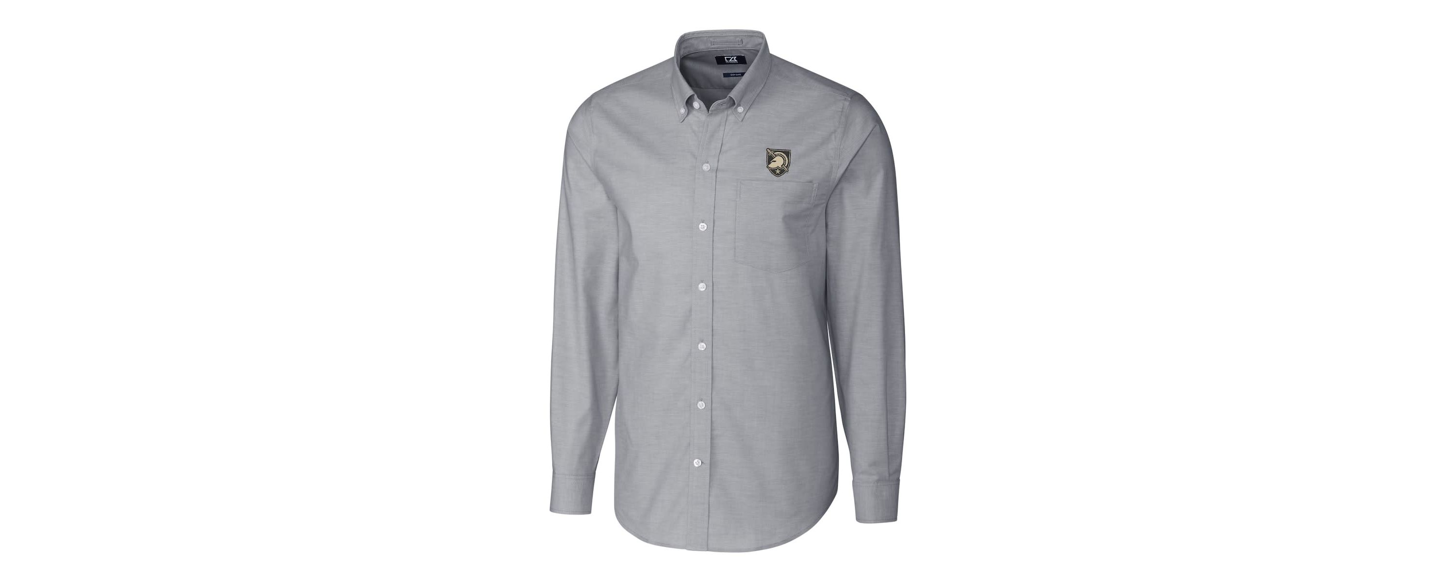 Army Black Knights NCAA Army Knights Stretch Oxford Big & Tall Long Sleeve Button-Down Shirt