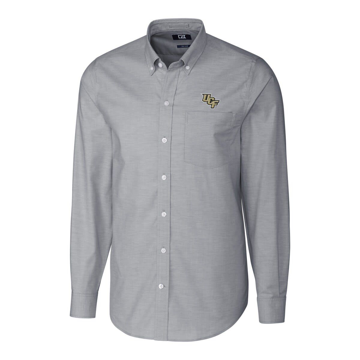 NCAA UCF Knights Stretch Oxford Big & Tall Long Sleeve Button-Down Shirt