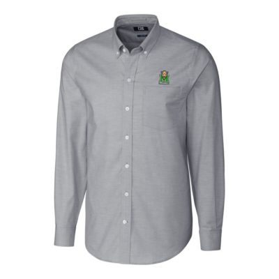 NCAA Marshall Thundering Herd Stretch Oxford Big & Tall Long Sleeve Button-Down Shirt