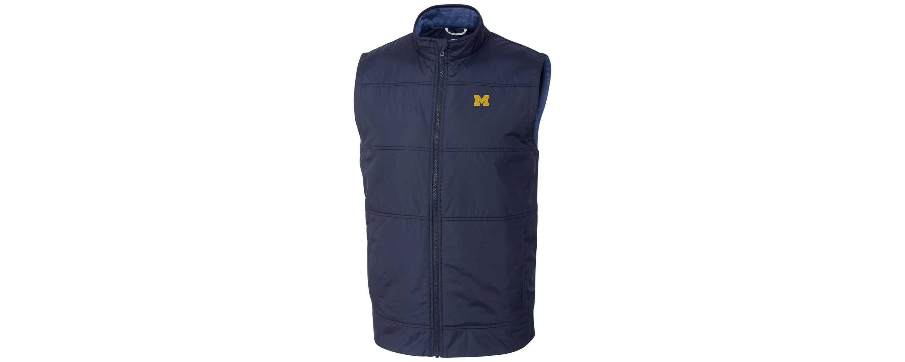 NCAA Michigan Wolverines Stealth Full-Zip Vest