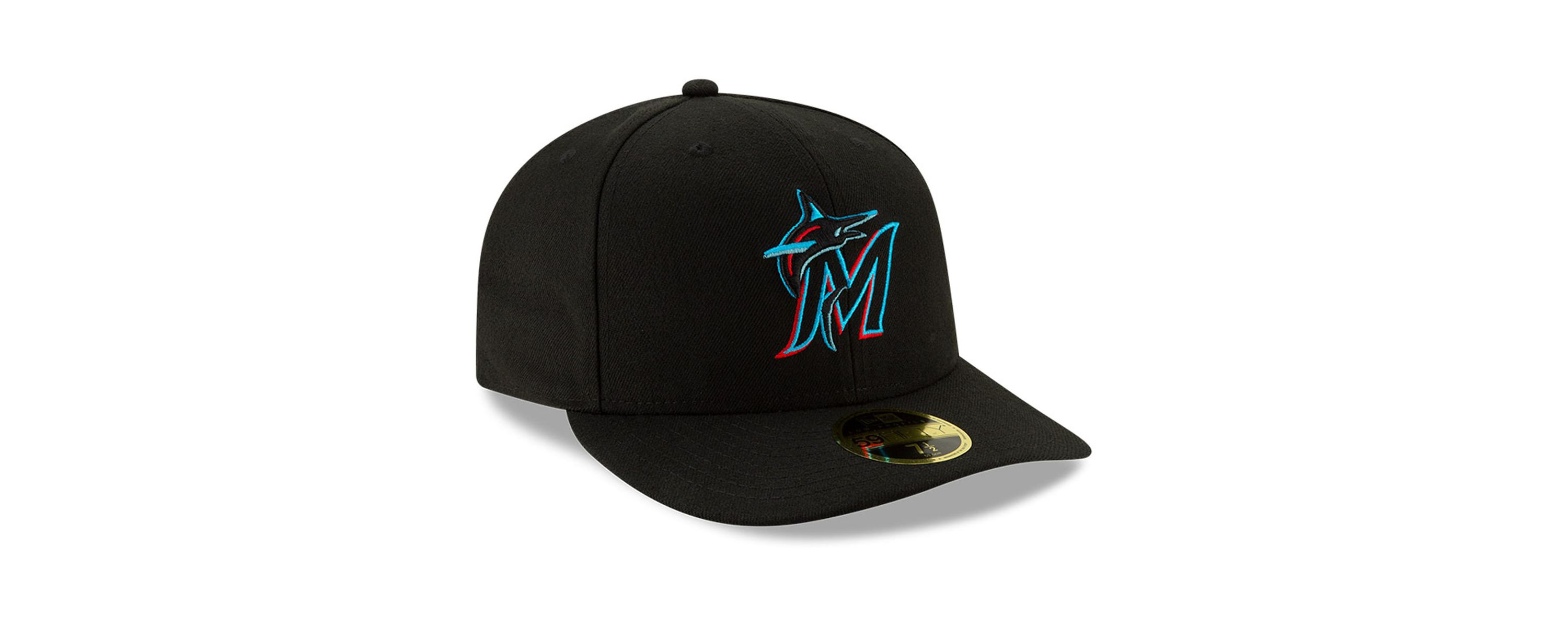 MLB Miami Marlins Authentic Collection On-Field Low 59FIFTY Fitted Hat