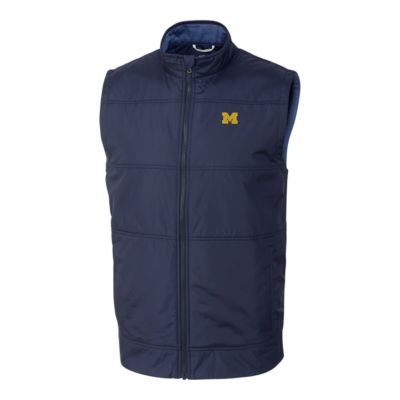 NCAA Michigan Wolverines Big & Tall Stealth DryTec Full-Zip Vest