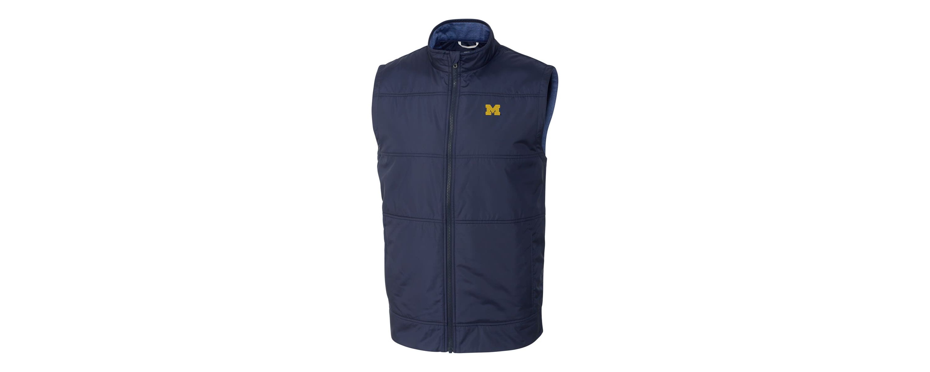NCAA Michigan Wolverines Big & Tall Stealth DryTec Full-Zip Vest