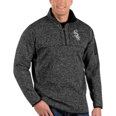 Chicago White Sox MLB Fortune Big & Tall Quarter-Zip Pullover Jacket