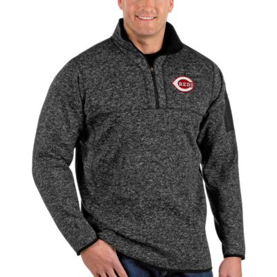 MLB Cincinnati Reds Fortune Big & Tall Quarter-Zip Pullover Jacket