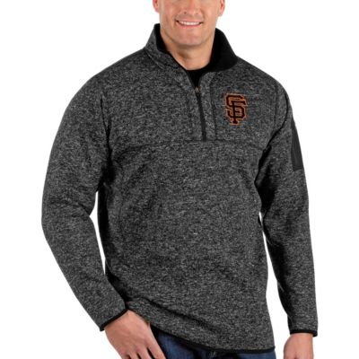 MLB San Francisco Giants Fortune Big & Tall Quarter-Zip Pullover Jacket