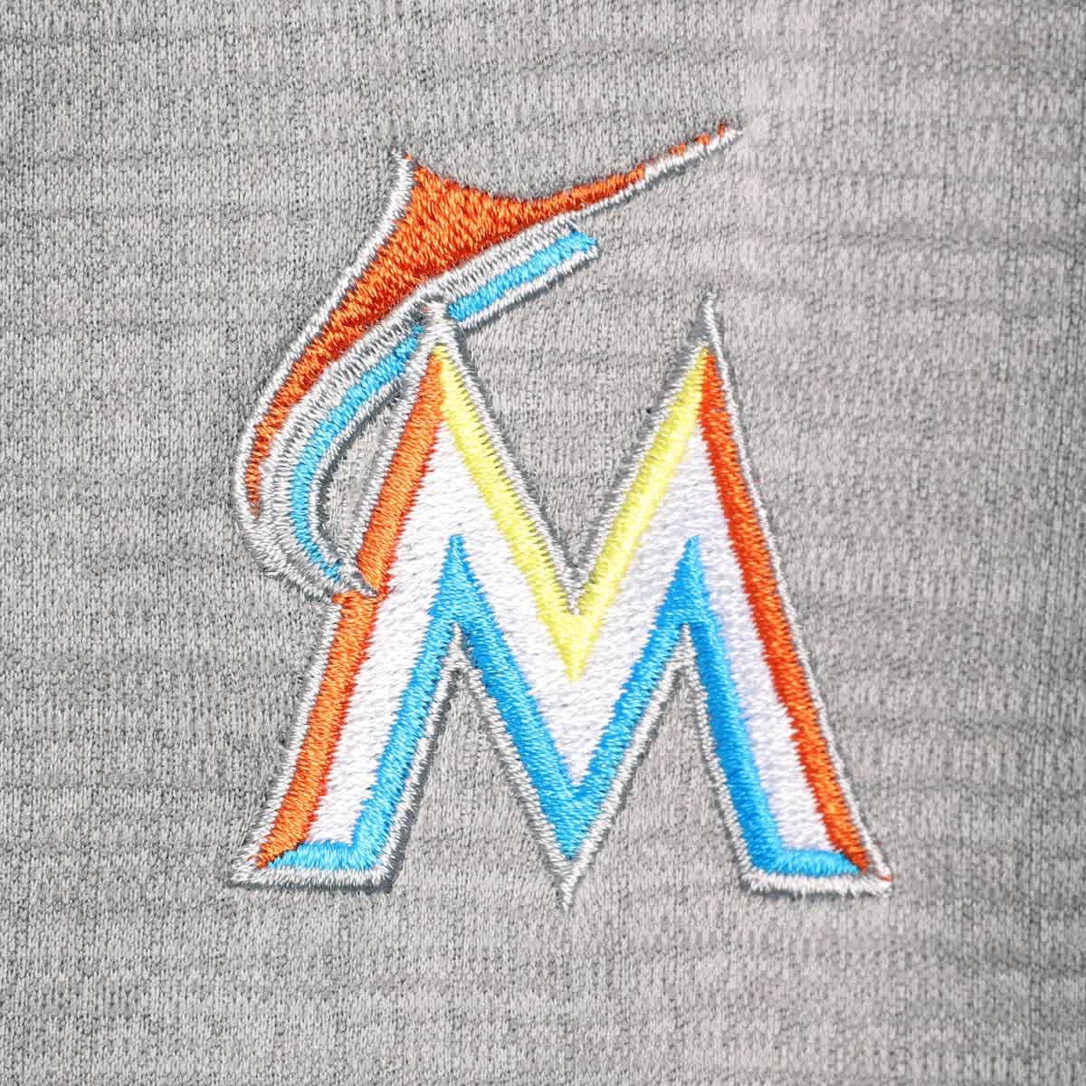 MLB Vineyard Vines Miami Marlins Performance Sankaty Half-Zip Pullover Top