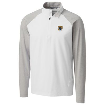 NCAA Kentucky Wildcats Response Hybrid Overknit Quarter-Zip Pullover Jacket