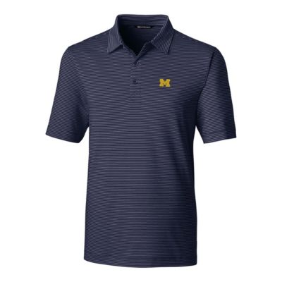 NCAA Michigan Wolverines Forge Pencil Stripe Polo