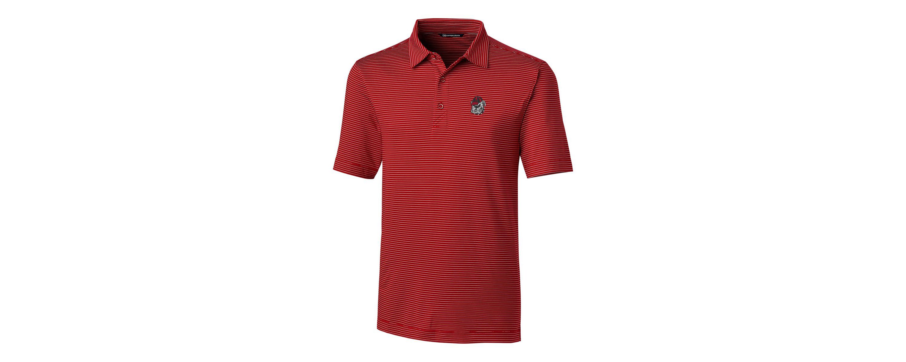 NCAA Georgia Bulldogs Forge Pencil Stripe Polo
