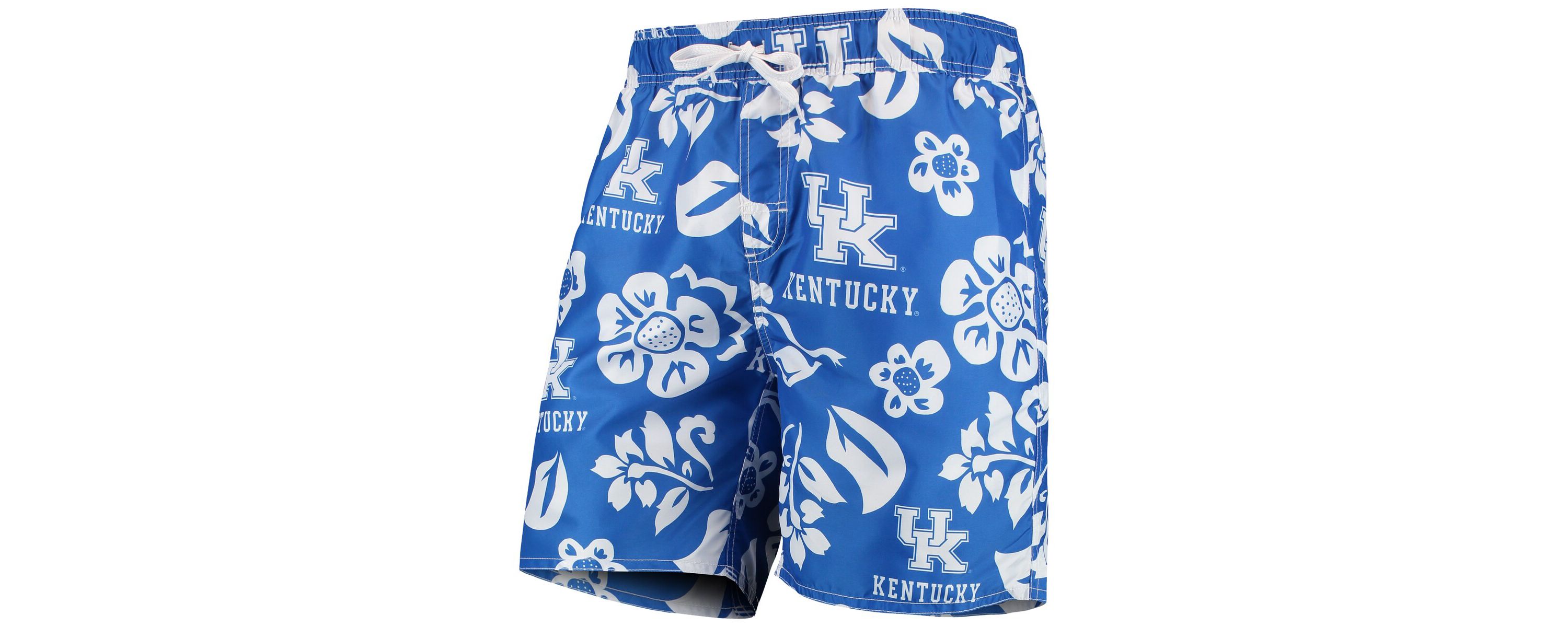 NCAA Kentucky Wildcats Floral Volley Swim Trunks