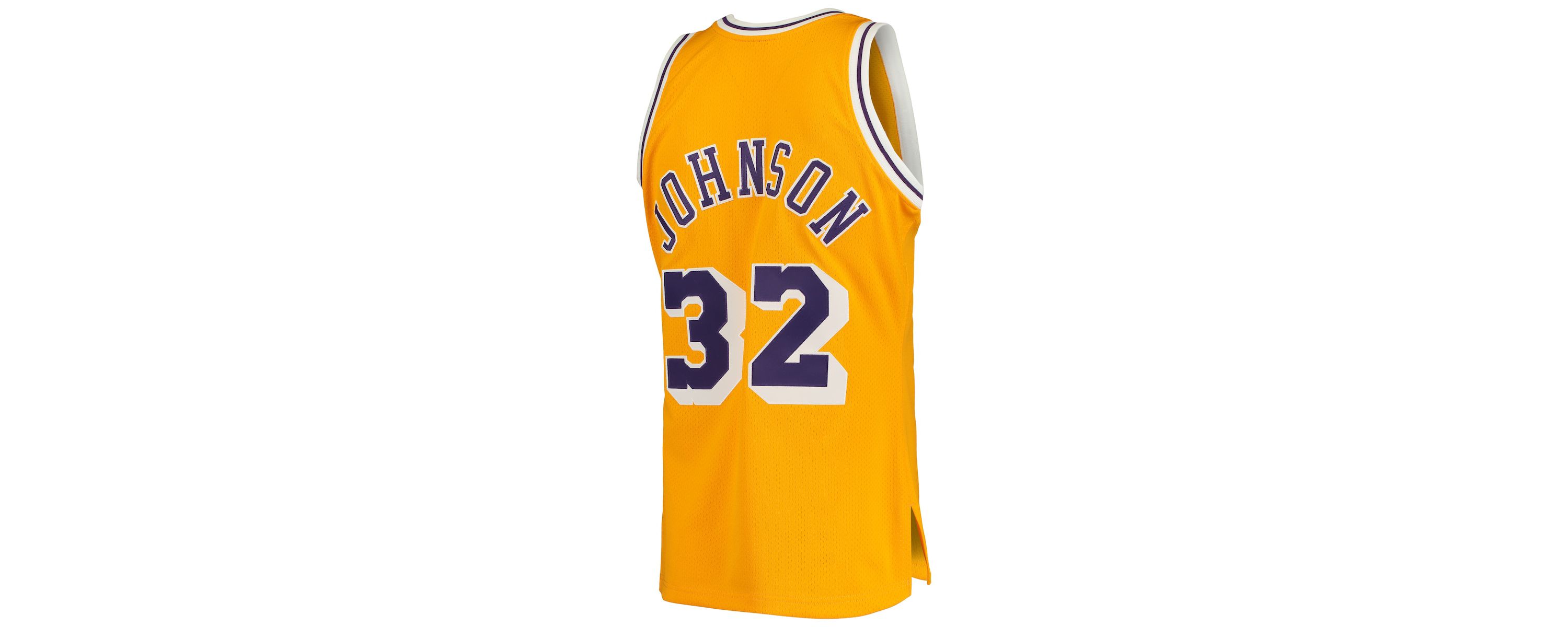 NBA Magic Johnson Los Angeles Lakers 1984/85 Hardwood Classics Authentic Jersey