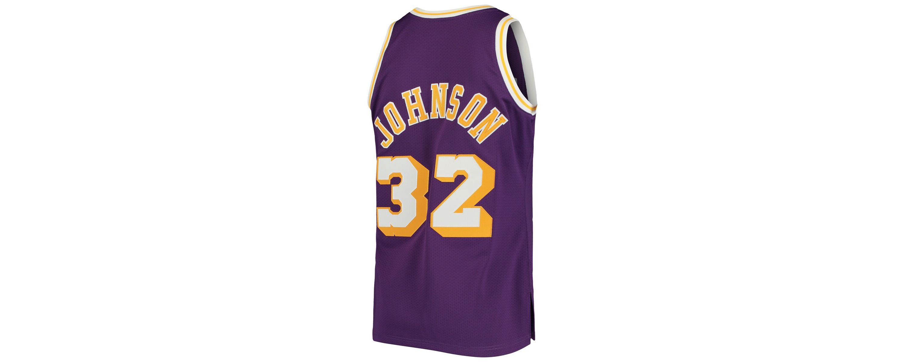 NBA Magic Johnson Los Angeles Lakers 1984/85 Hardwood Classics Authentic Jersey