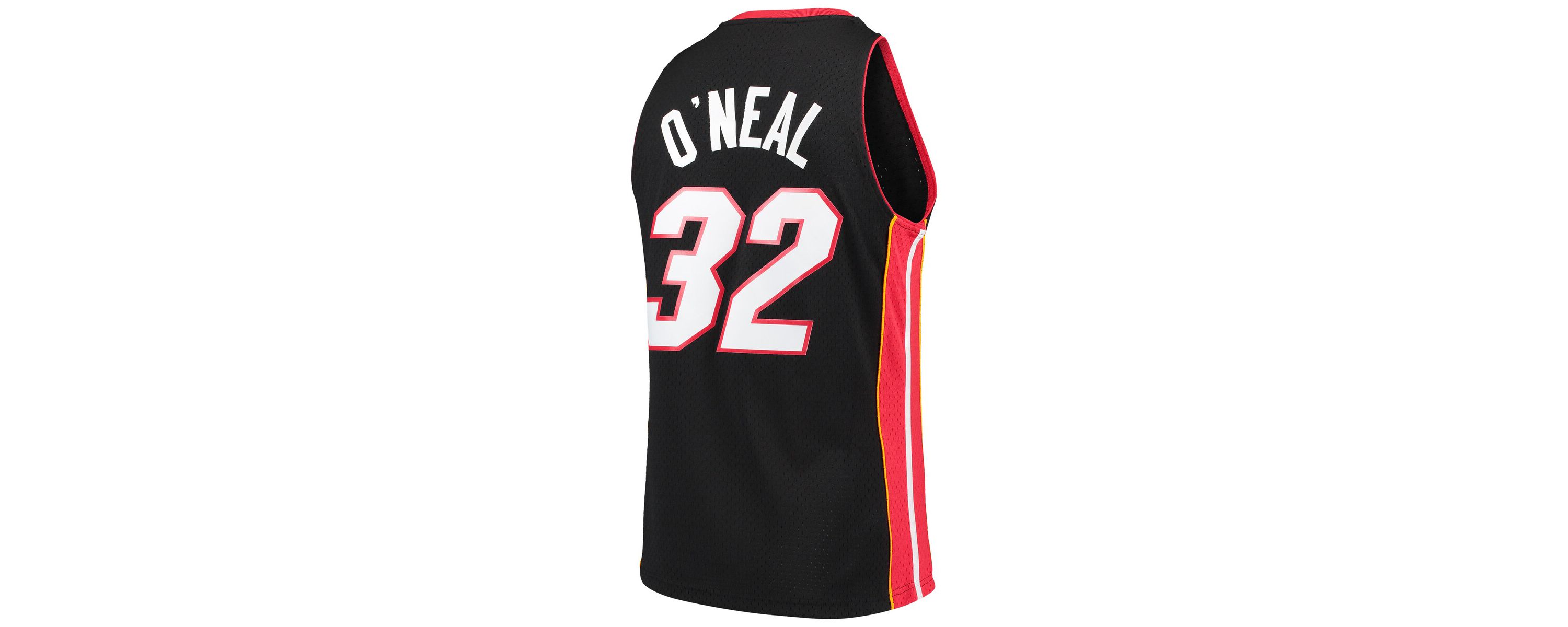 NBA Shaquille ONeal Miami Heat Hardwood Classics Swingman Jersey