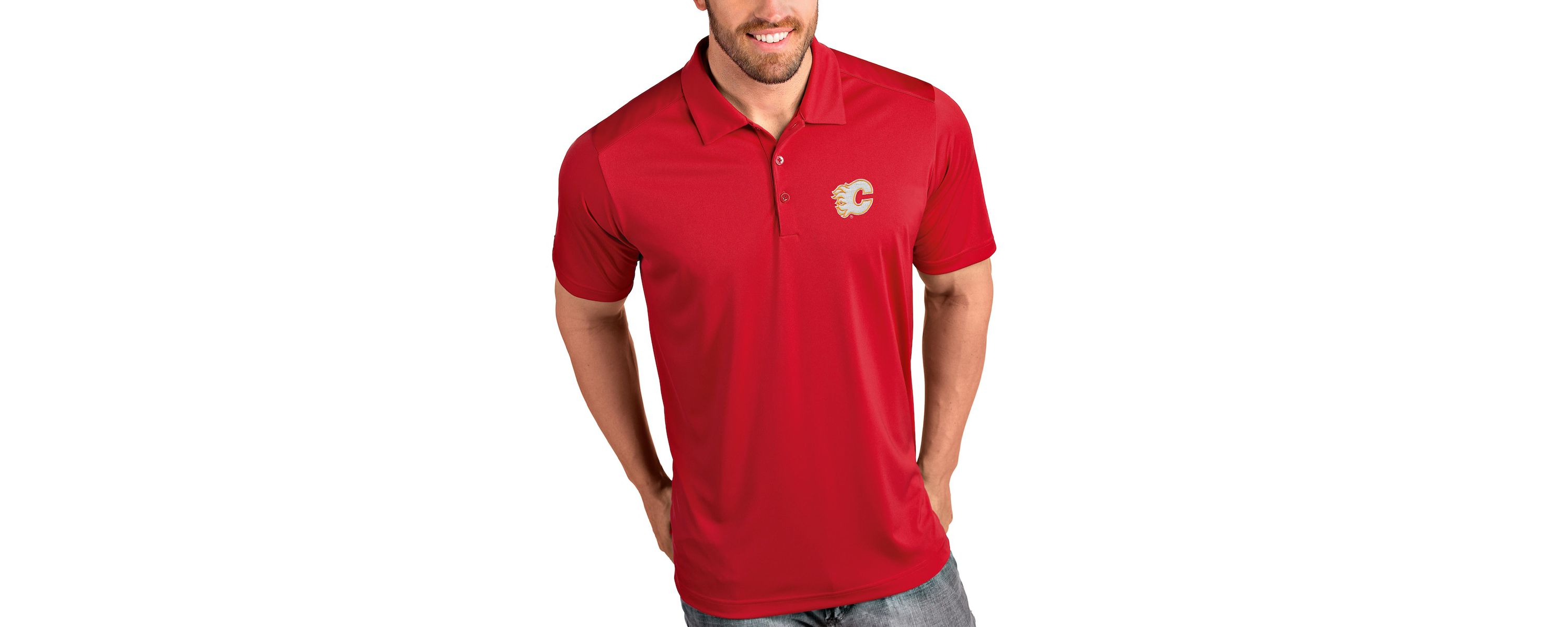 NHL Calgary Flames Tribute Polo