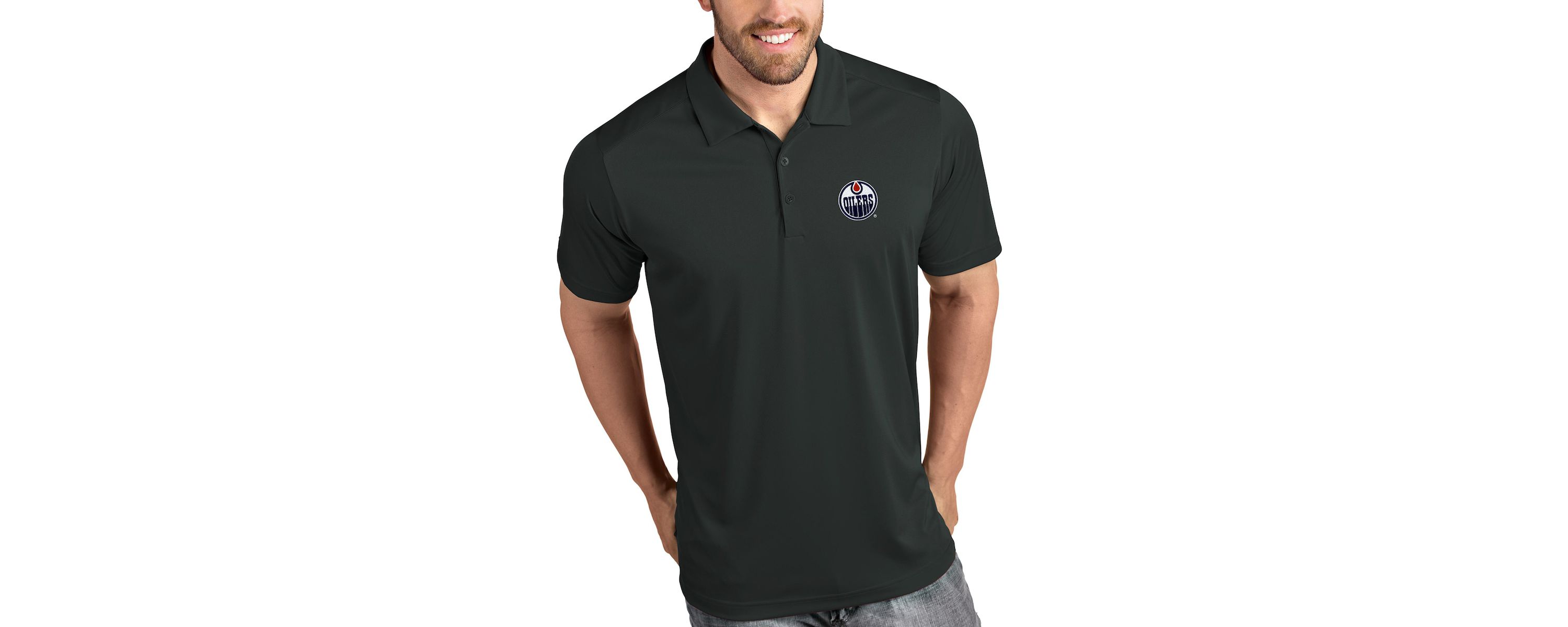 NHL Edmonton Oilers Tribute Polo