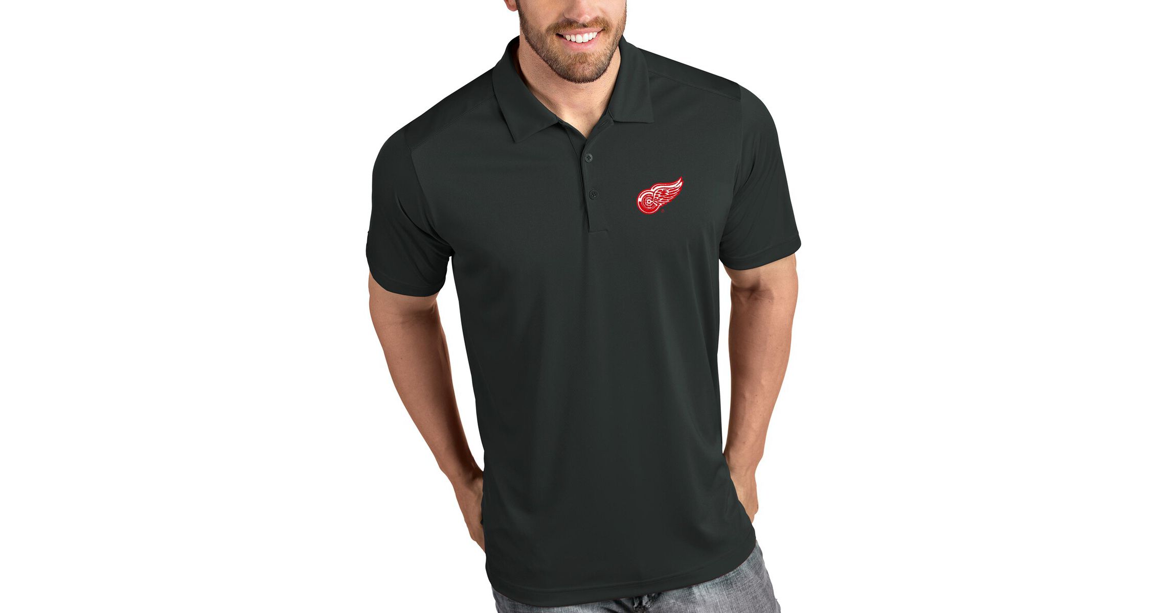 NHL Detroit Wings Tribute Polo