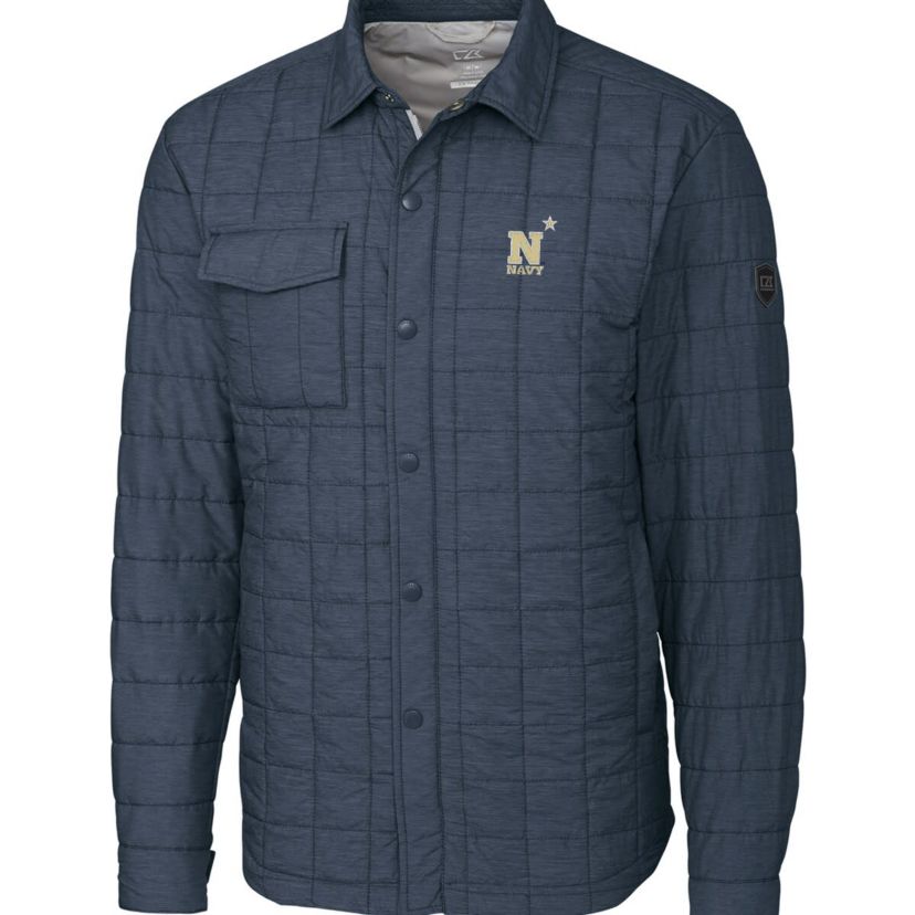 Navy Midshipmen NCAA Midshipmen Rainier Full-Snap Shirt Jacket