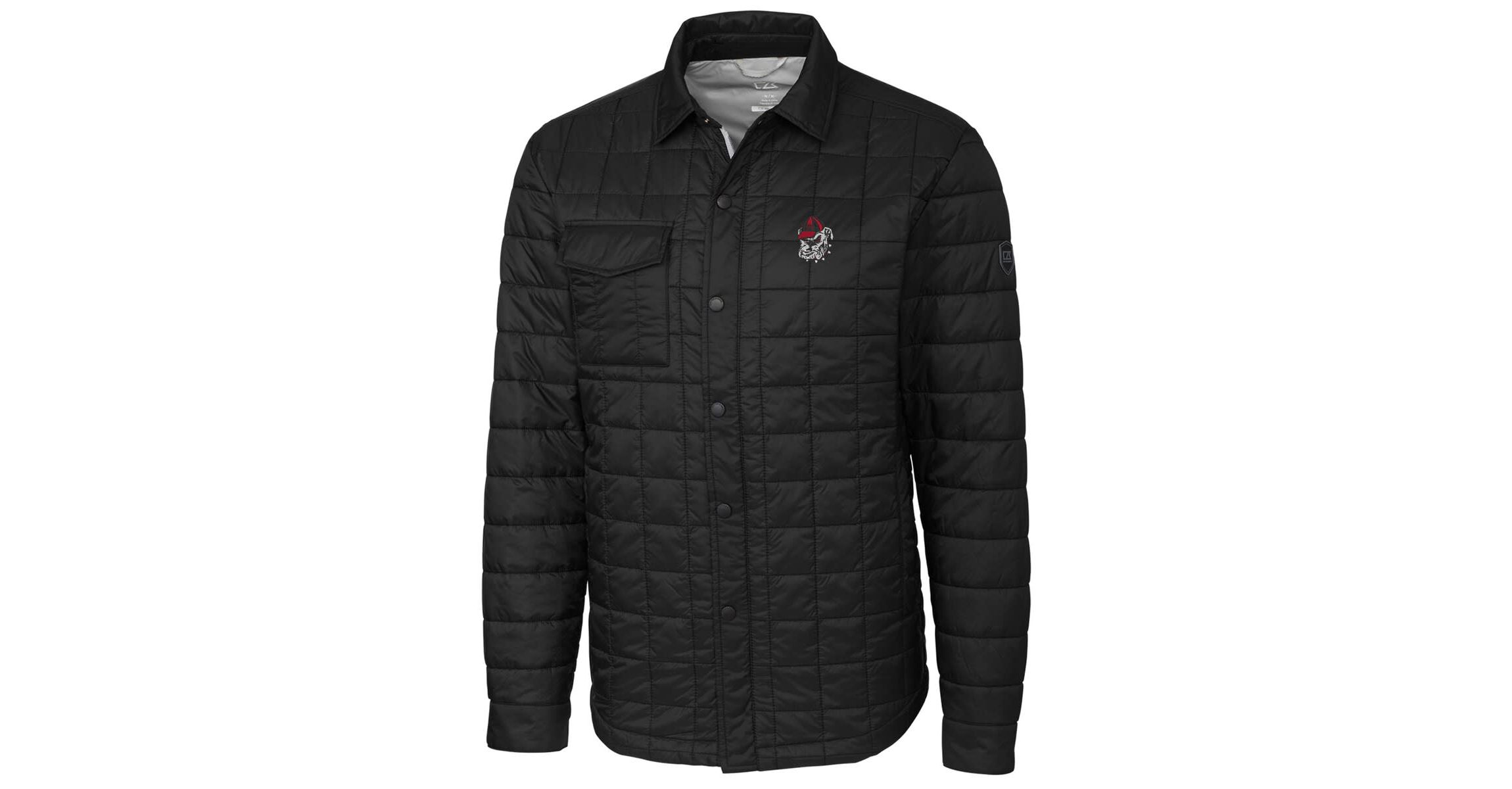 NCAA Georgia Bulldogs Rainier Full-Snap Shirt Jacket