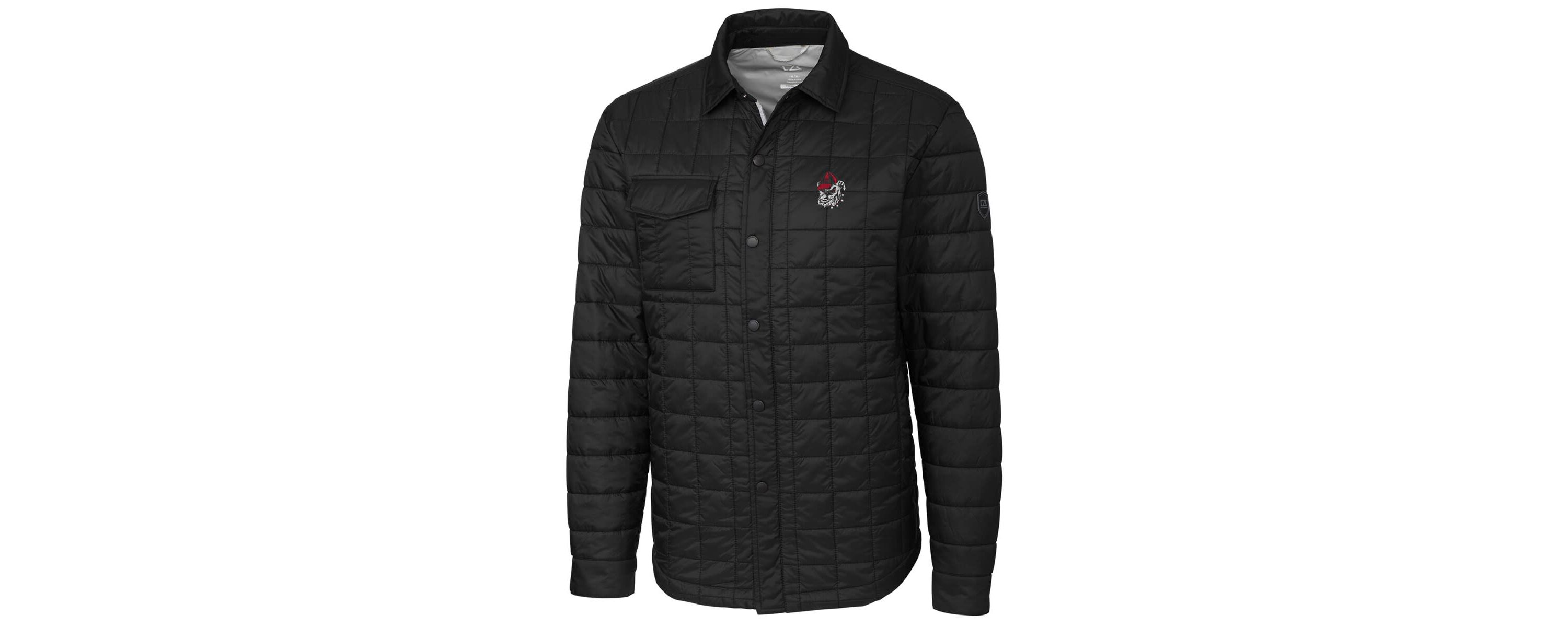 NCAA Georgia Bulldogs Rainier Full-Snap Shirt Jacket
