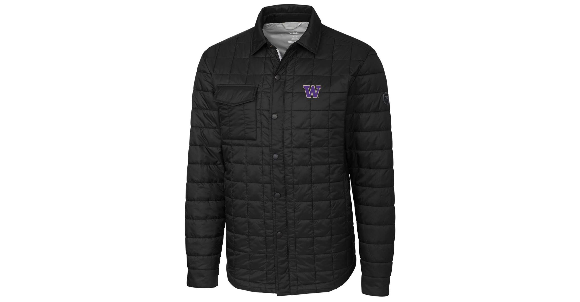 NCAA Washington Huskies Rainier Full-Snap Shirt Jacket
