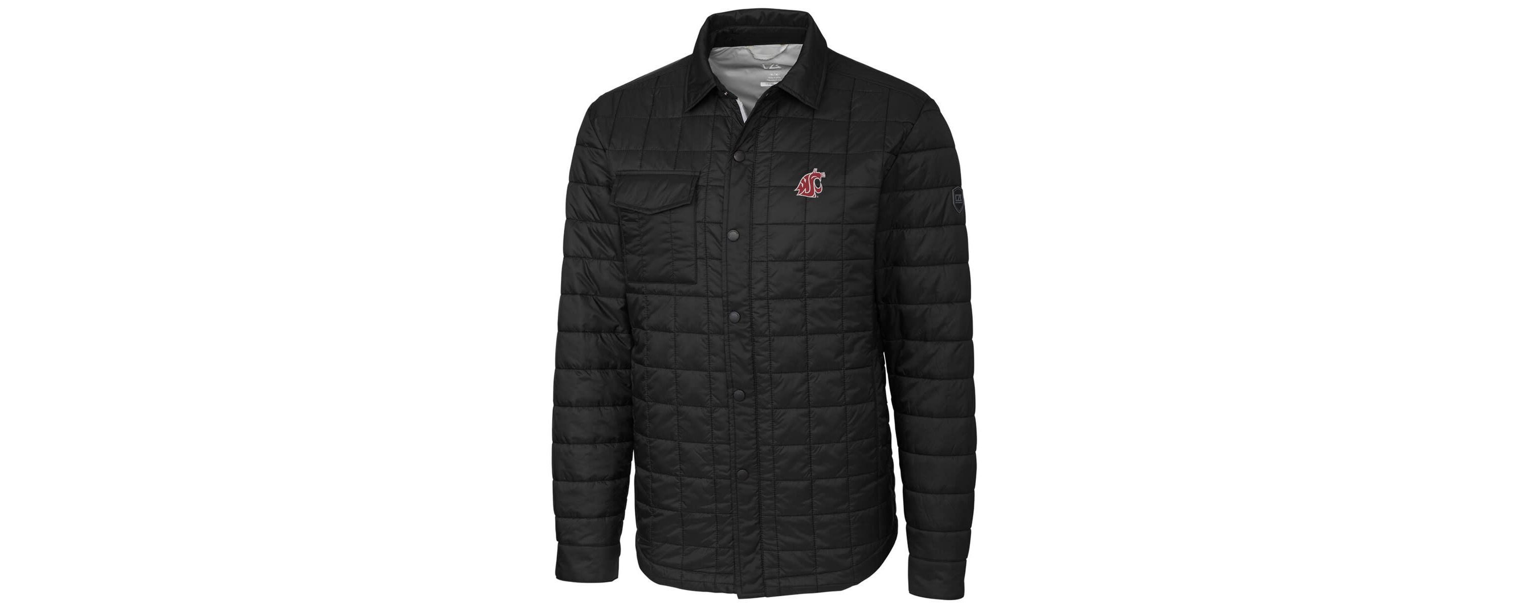 NCAA Washington State Cougars Rainier Full-Snap Shirt Jacket