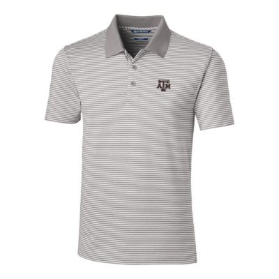 NCAA Texas A&M Aggies Forge Tonal Stripe Tailored Fit Polo Shirt