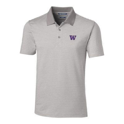 NCAA Washington Huskies Forge Tonal Stripe Tailored Fit Polo Shirt
