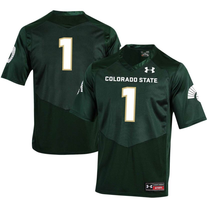 NCAA Under Armour #1 Colorado State Rams Replica Football Jersey