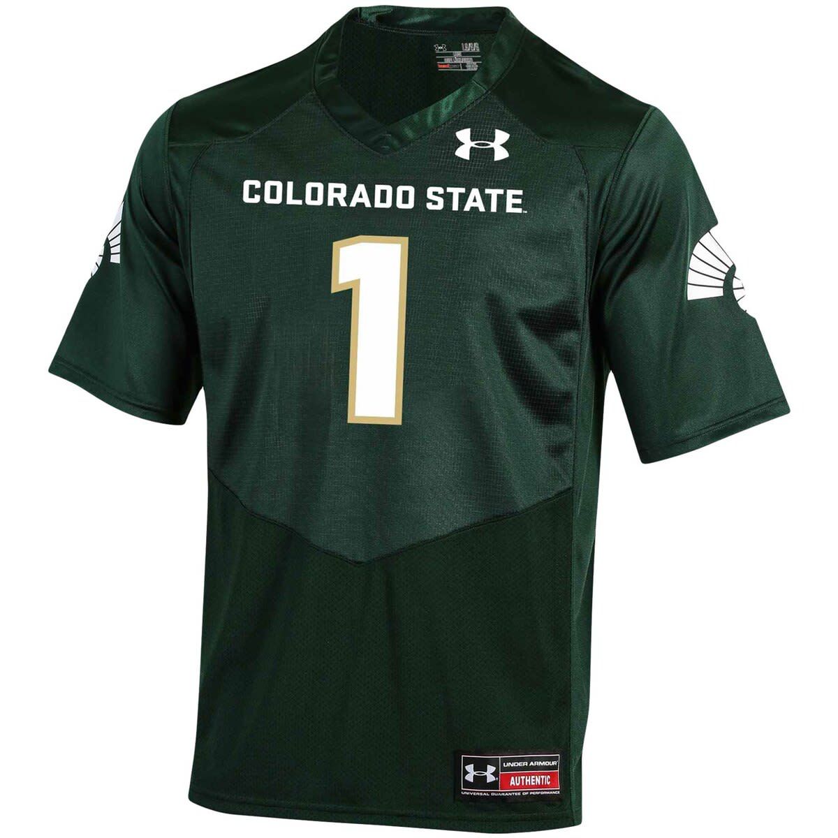 NCAA Under Armour #1 Colorado State Rams Replica Football Jersey