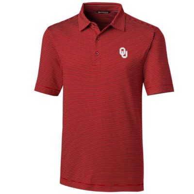 NCAA Oklahoma Sooners Big & Tall Forge Pencil Stripe Polo