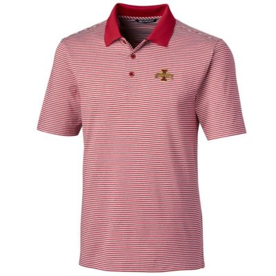 NCAA Iowa State Cyclones Big & Tall Forge Tonal Stripe Polo