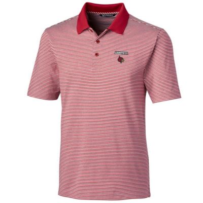 NCAA Louisville Cardinals Big & Tall Forge Tonal Stripe Polo