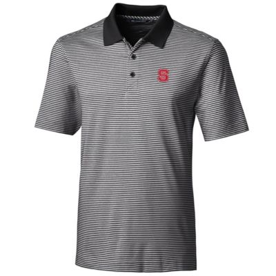 NCAA NC State Wolfpack Big & Tall Forge Tonal Stripe Polo