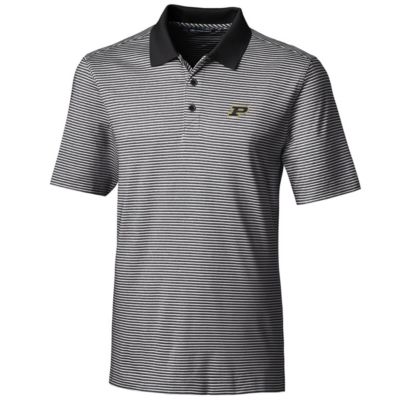 NCAA Purdue Boilermakers Big & Tall Forge Tonal Stripe Polo