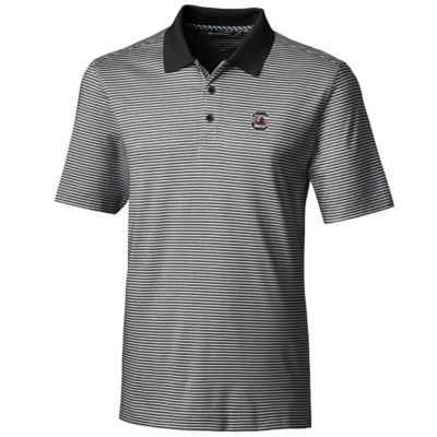 NCAA South Carolina Gamecocks Big & Tall Forge Tonal Stripe Polo