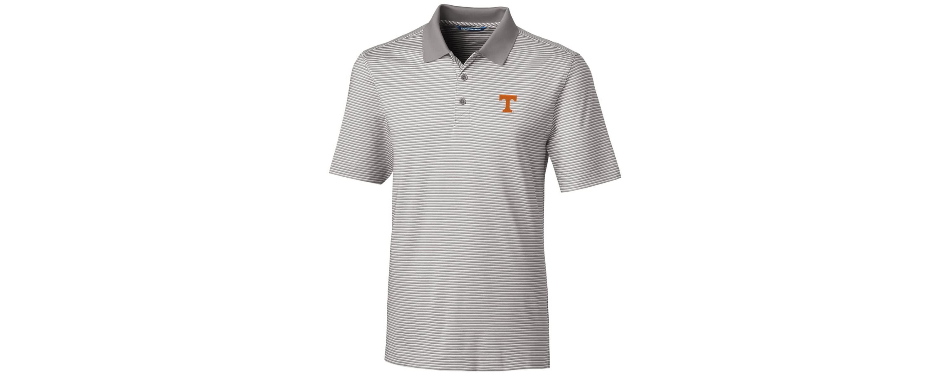 NCAA Tennessee Volunteers Big & Tall Forge Tonal Stripe Polo