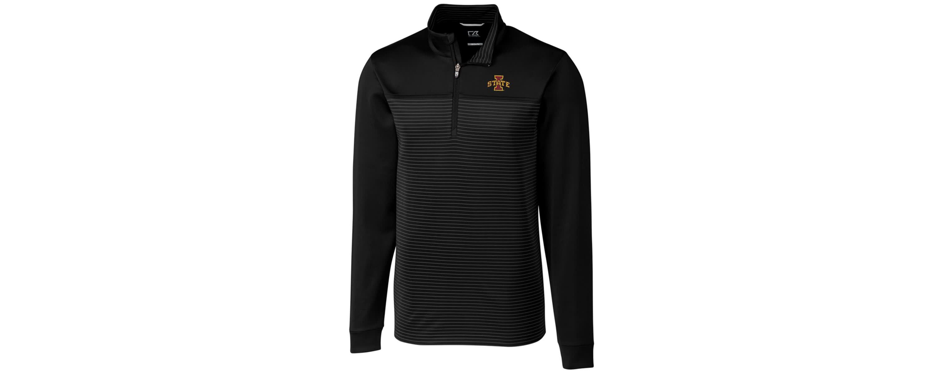 NCAA Iowa State Cyclones Big & Tall Traverse Stripe Half-Zip Pullover Jacket