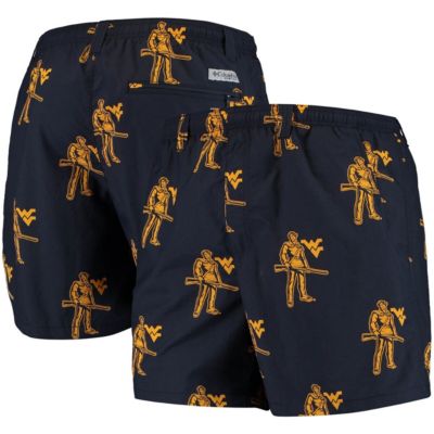 NCAA West Virginia Mountaineers PFG Backcast II Omni-Shade Hybrid Shorts