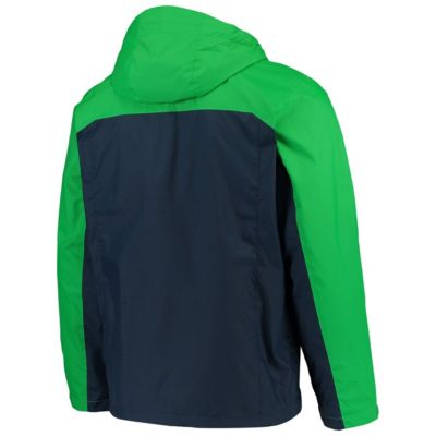 NCAA Green/Navy Notre Dame Fighting Irish Glennaker Storm Full-Zip Jacket