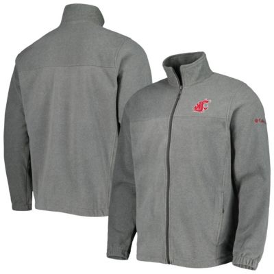 NCAA Washington State Cougars Flanker III Fleece Team Full-Zip Jacket