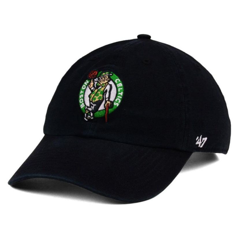 NBA Boston Celtics Clean Up Adjustable Hat - Black