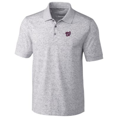 MLB Washington Nationals Advantage Polo Space Dye - Gray