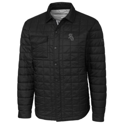 Chicago White Sox MLB Rainier Shirt Full-Zip Jacket - Black