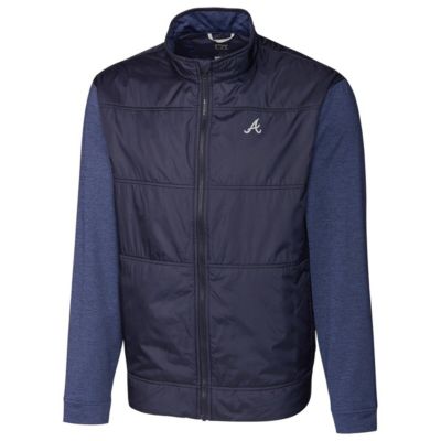 MLB Atlanta Braves Stealth Full-Zip Jacket - Navy