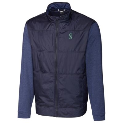 MLB Seattle Mariners Stealth Full-Zip Jacket - Navy