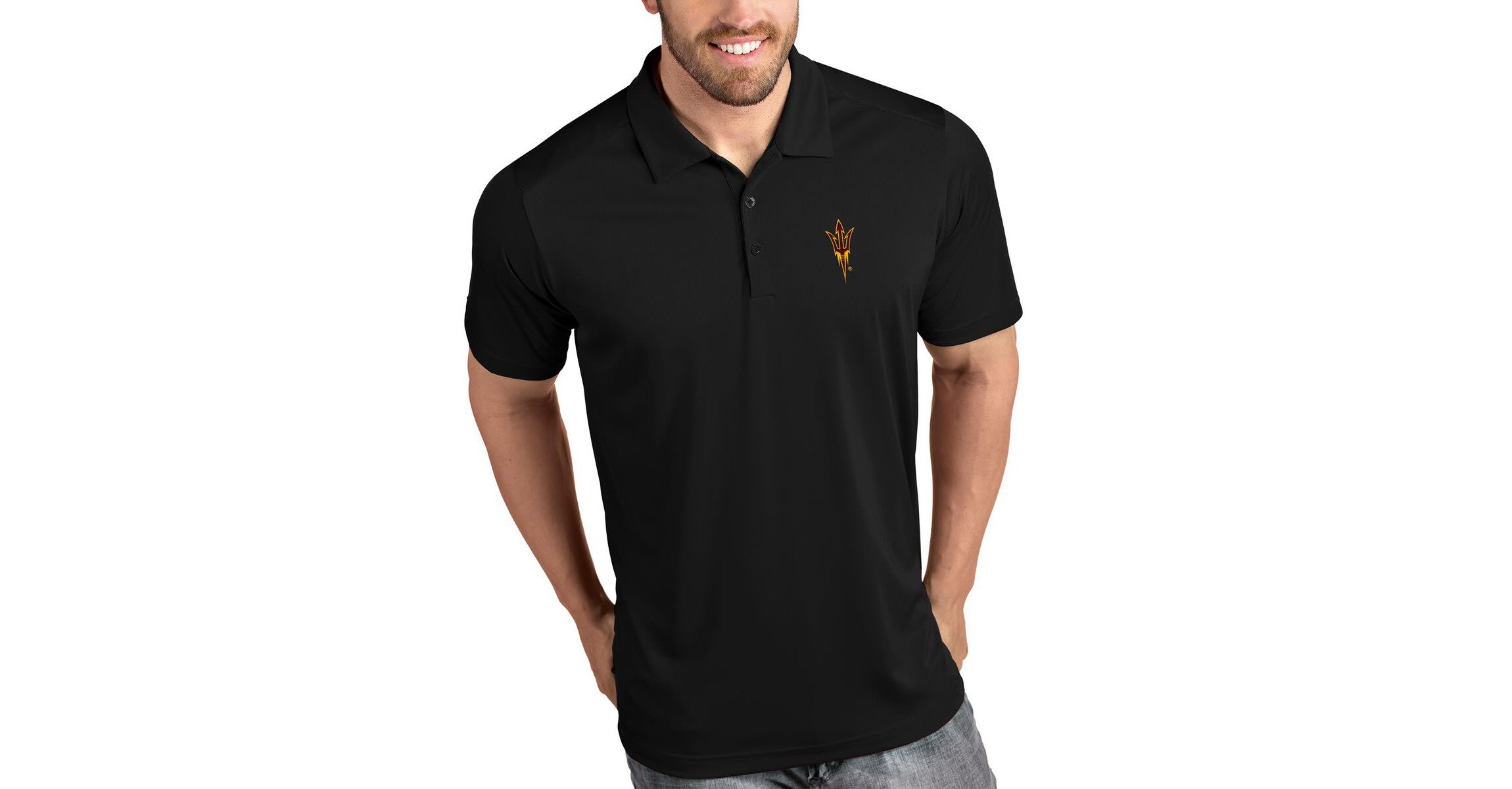 NCAA Arizona State Sun Devils Tribute Polo - Black